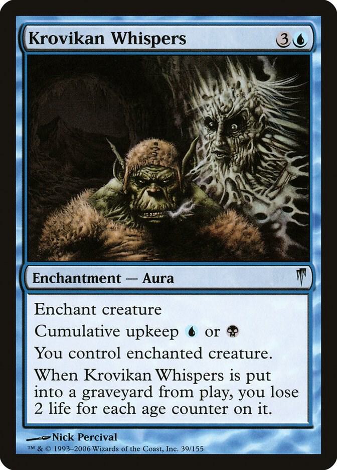 Krovikan Whispers 39 card from Coldsnap
