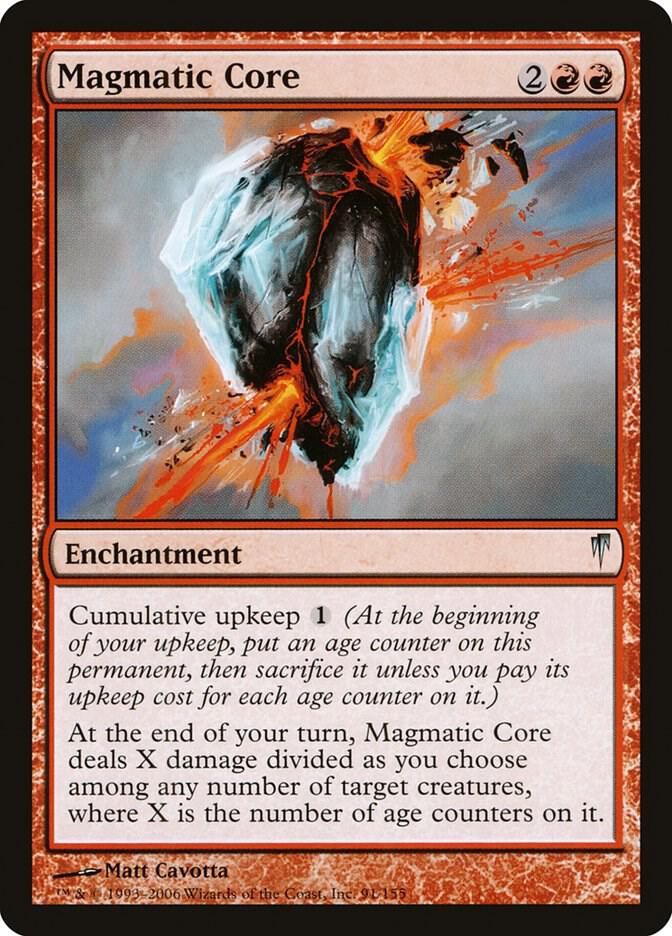 Magmatic Core 91 card from Coldsnap