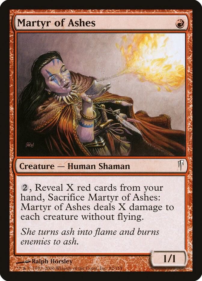 Martyr of Ashes 92 card from Coldsnap