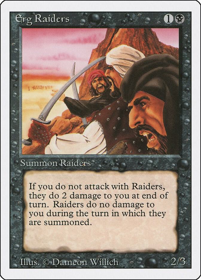 Erg Raiders card from Revised Edition