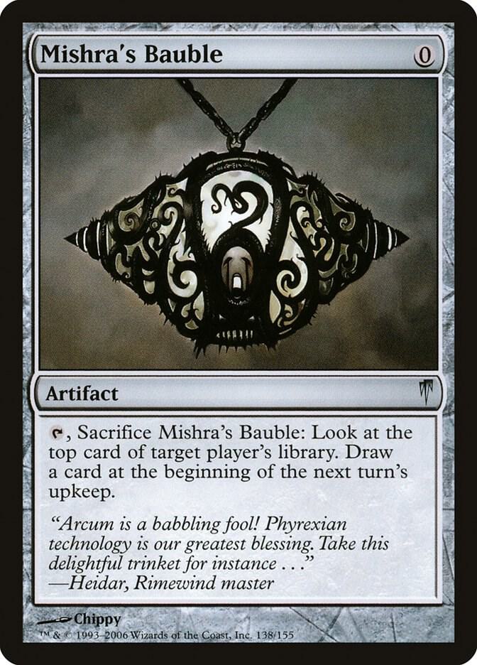 Mishra's Bauble 138 card from Coldsnap