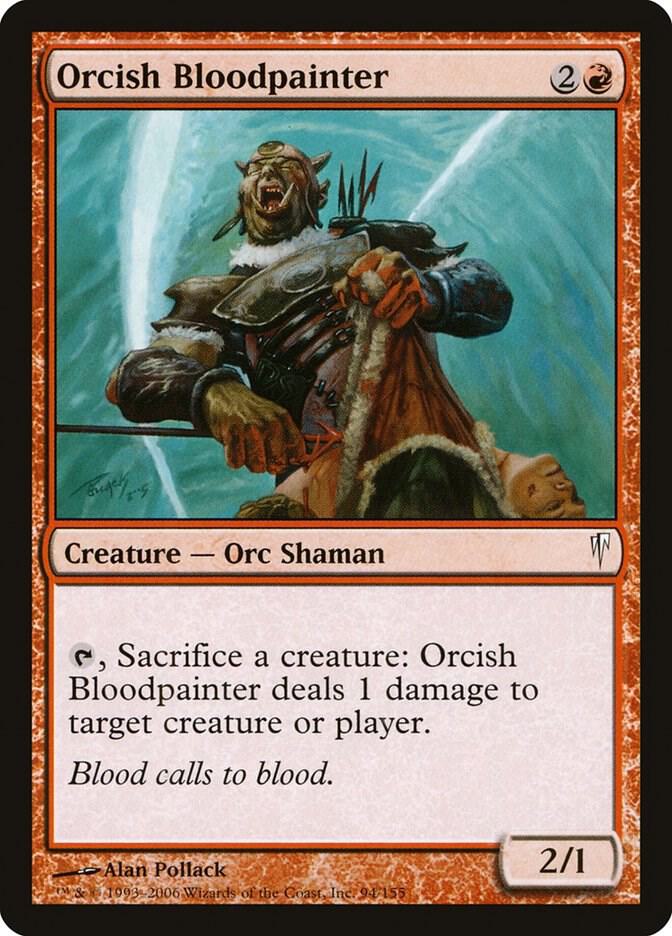 Orcish Bloodpainter 94 card from Coldsnap