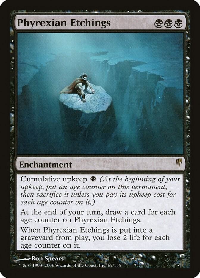 Phyrexian Etchings 67 card from Coldsnap