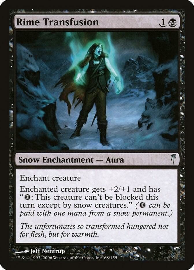 Rime Transfusion 68 card from Coldsnap