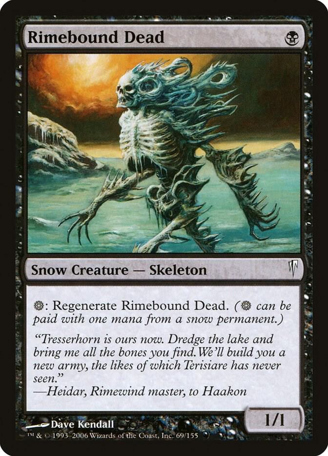 Rimebound Dead 69 card from Coldsnap