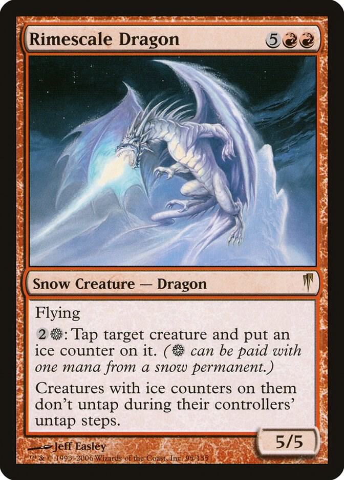 Rimescale Dragon 95 card from Coldsnap