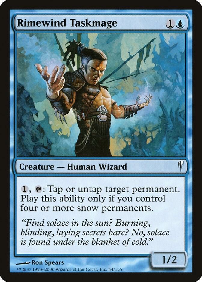 Rimewind Taskmage 44 card from Coldsnap