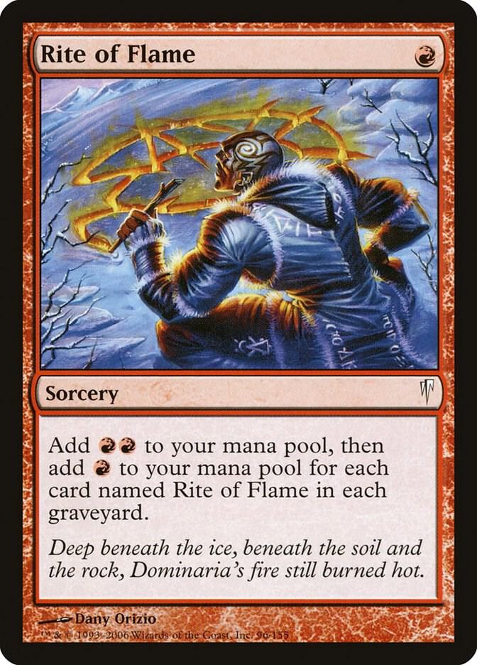 Rite of Flame 96 card from Coldsnap