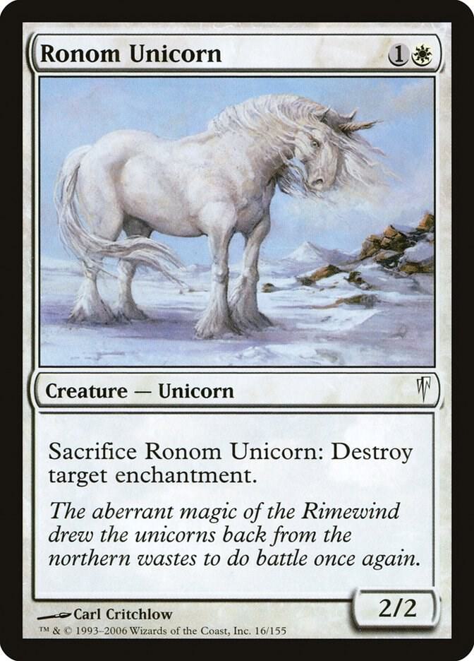 Ronom Unicorn 16 card from Coldsnap