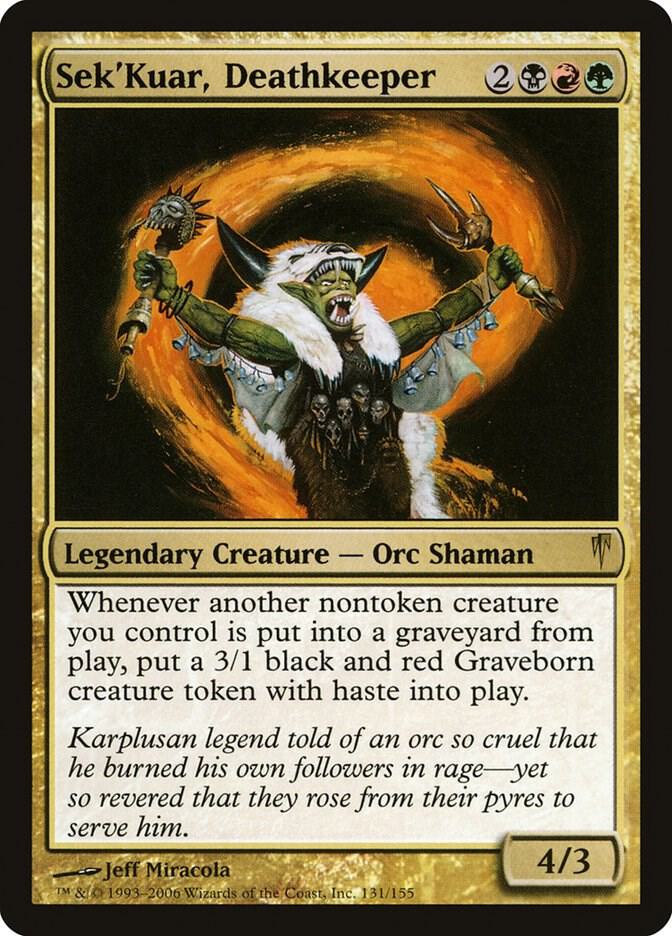 Sek'Kuar, Deathkeeper 131 card from Coldsnap