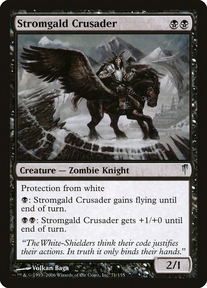 Stromgald Crusader 71 card from Coldsnap