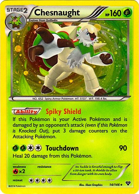 Chesnaught - 14/146 (Cosmos Holo) 014/146 card from Blister Exclusives