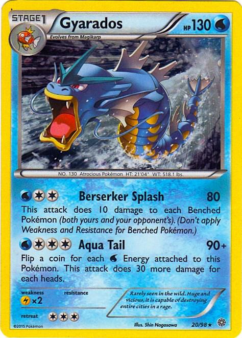 Gyarados - 20/98 (Cosmos Holo) 020/098 card from Miscellaneous Cards & Products