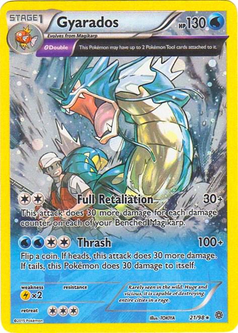 Gyarados - 21/98 (Cosmos Holo) 021/098 card from Miscellaneous Cards & Products