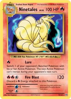 Ninetales - 15/108 (XY Evolutions) (Non-Holo) 015/108 card from Deck Exclusives