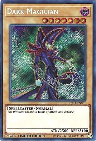 Dark Magician CT14-EN001 card from 2017 Mega-Tins