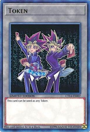 Token: Yugi/Yami CT14-EN007 card from 2017 Mega-Tins