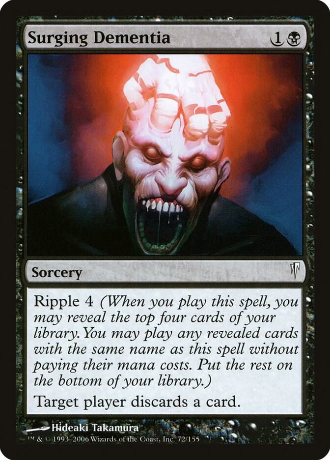 Surging Dementia 72 card from Coldsnap