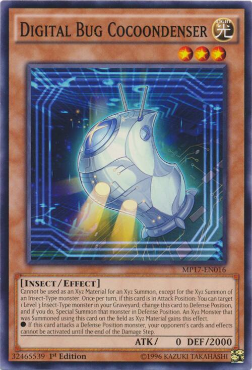 Digital Bug Cocoondenser MP17-EN016 card from 2017 Mega-Tins Mega Pack