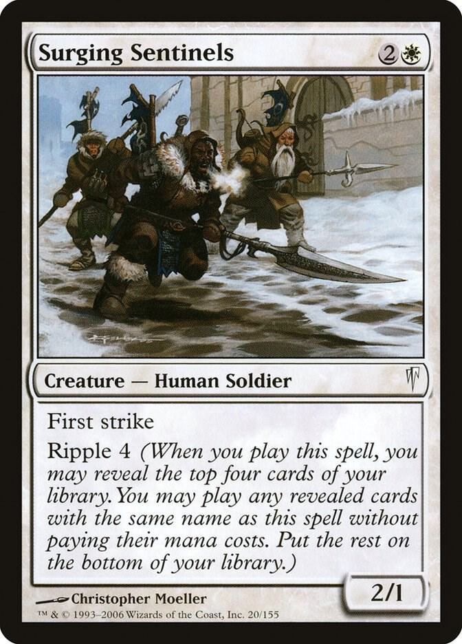 Surging Sentinels 20 card from Coldsnap
