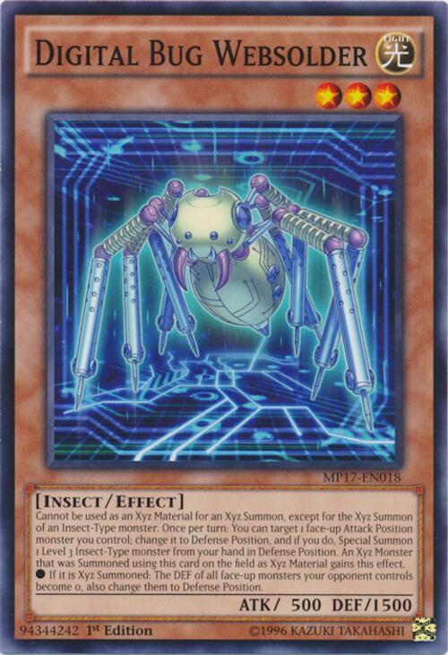 Digital Bug Websolder MP17-EN018 card from 2017 Mega-Tins Mega Pack
