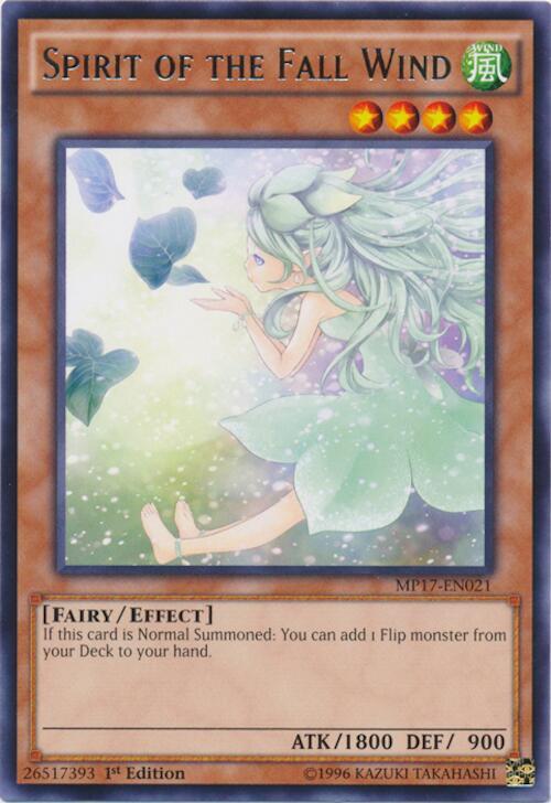 Spirit of the Fall Wind MP17-EN021 card from 2017 Mega-Tins Mega Pack