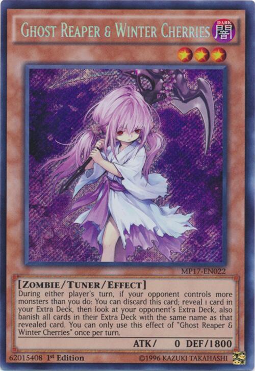 Ghost Reaper & Winter Cherries MP17-EN022 card from 2017 Mega-Tins Mega Pack