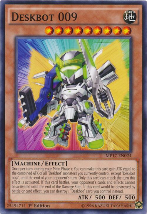 Deskbot 009 MP17-EN024 card from 2017 Mega-Tins Mega Pack
