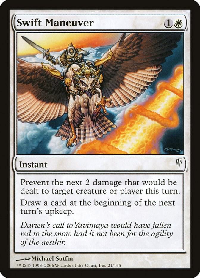 Swift Maneuver 21 card from Coldsnap