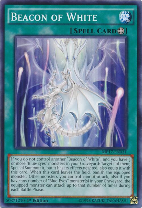 Beacon of White MP17-EN031 card from 2017 Mega-Tins Mega Pack