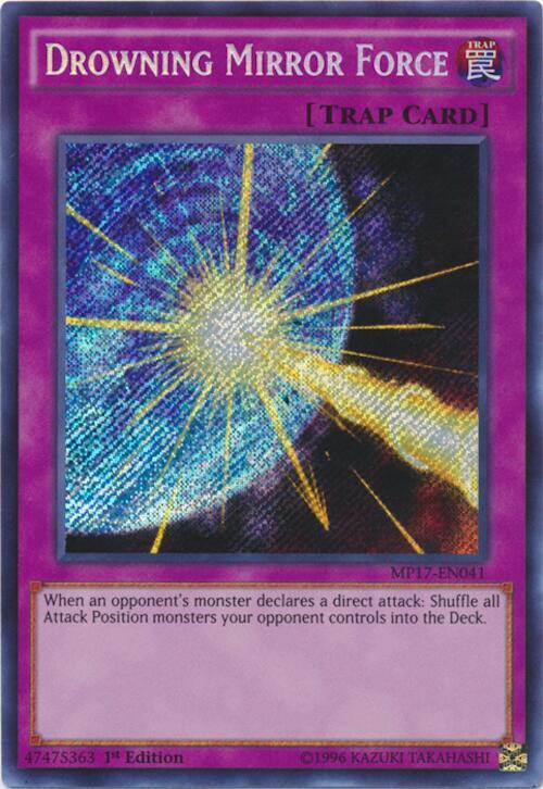 Drowning Mirror Force MP17-EN041 card from 2017 Mega-Tins Mega Pack