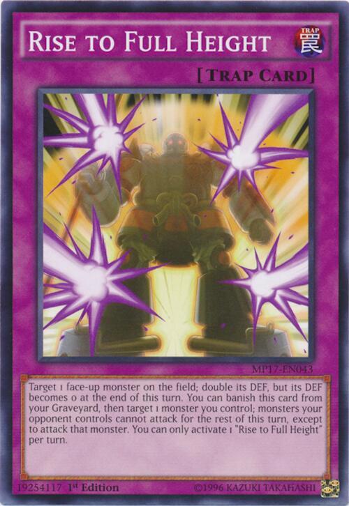 Rise to Full Height MP17-EN043 card from 2017 Mega-Tins Mega Pack