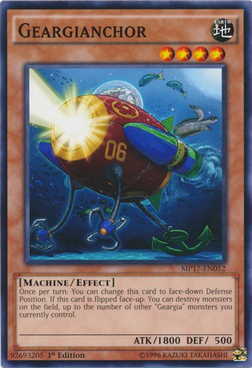 Geargianchor MP17-EN052 card from 2017 Mega-Tins Mega Pack