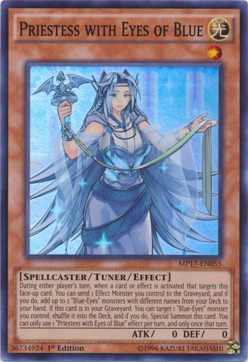 Priestess with Eyes of Blue MP17-EN055 card from 2017 Mega-Tins Mega Pack