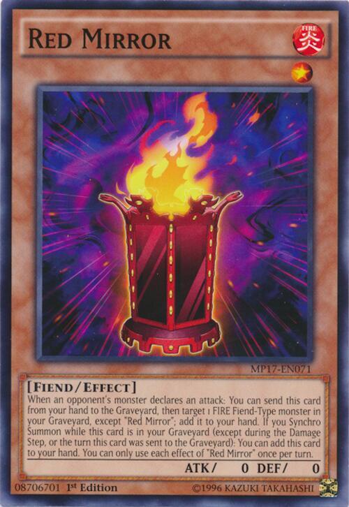 Red Mirror MP17-EN071 card from 2017 Mega-Tins Mega Pack