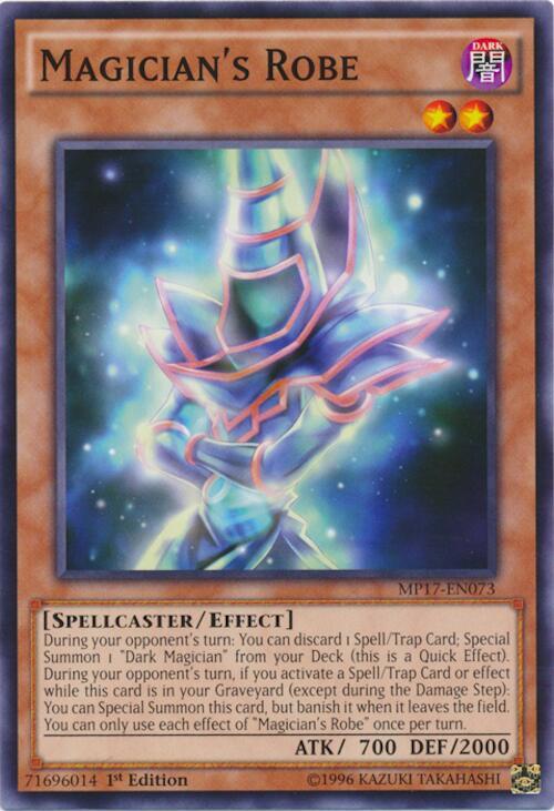 Magician's Robe MP17-EN073 card from 2017 Mega-Tins Mega Pack