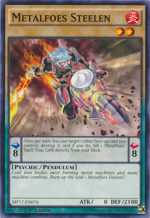 Metalfoes Steelen MP17-EN076 card from 2017 Mega-Tins Mega Pack