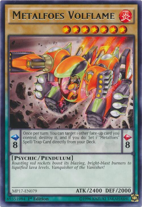 Metalfoes Volflame MP17-EN079 card from 2017 Mega-Tins Mega Pack
