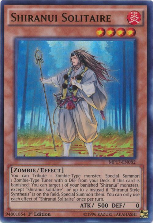 Shiranui Solitaire MP17-EN082 card from 2017 Mega-Tins Mega Pack