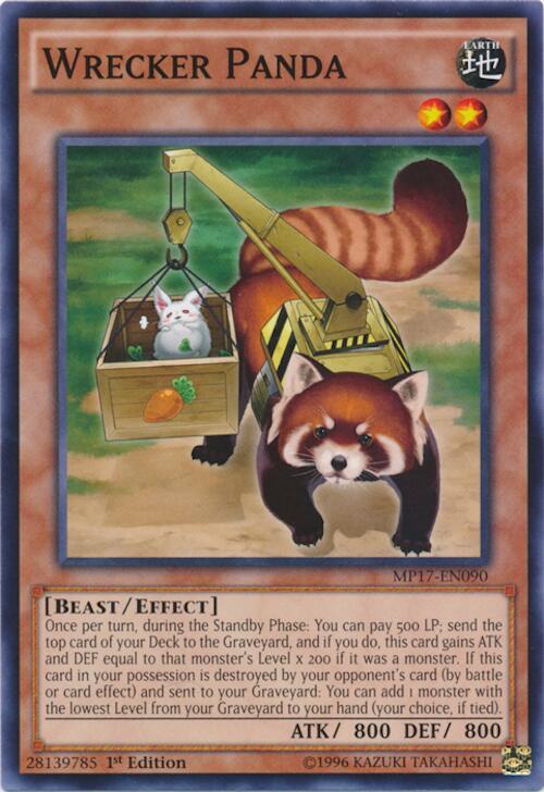 Wrecker Panda MP17-EN090 card from 2017 Mega-Tins Mega Pack