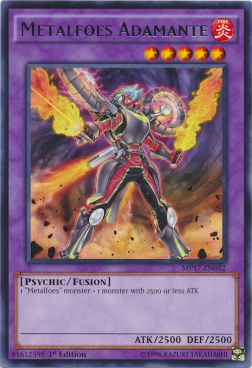 Metalfoes Adamante MP17-EN092 card from 2017 Mega-Tins Mega Pack