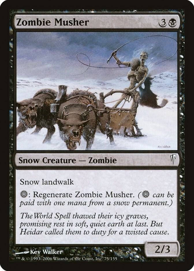 Zombie Musher 75 card from Coldsnap