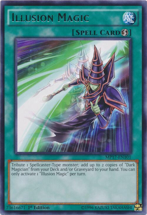Illusion Magic MP17-EN101 card from 2017 Mega-Tins Mega Pack