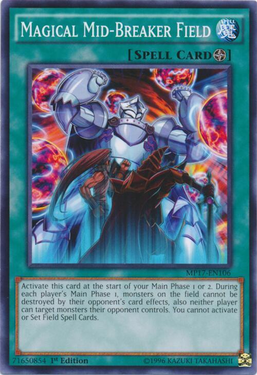 Magical Mid-Breaker Field MP17-EN106 card from 2017 Mega-Tins Mega Pack