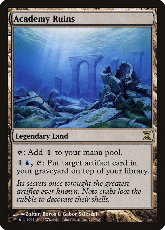 Academy Ruins 269 card from Time Spiral