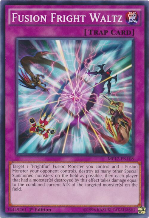 Fusion Fright Waltz MP17-EN108 card from 2017 Mega-Tins Mega Pack