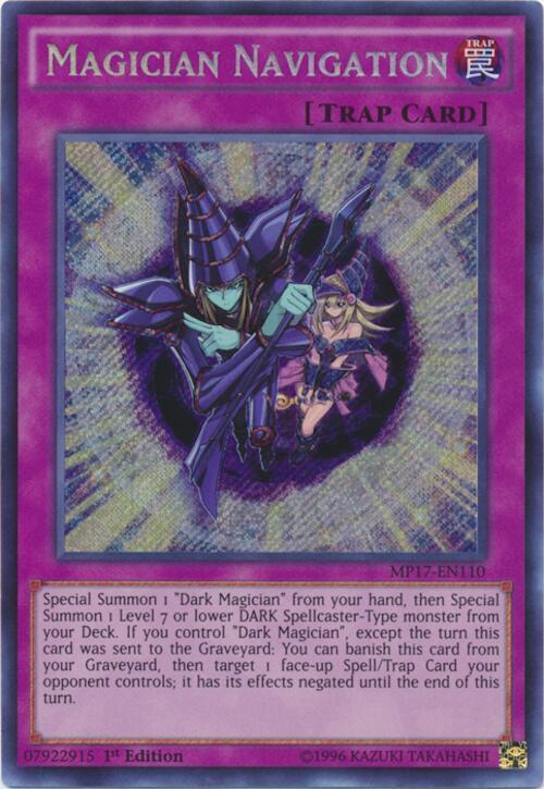 Magician Navigation MP17-EN110 card from 2017 Mega-Tins Mega Pack
