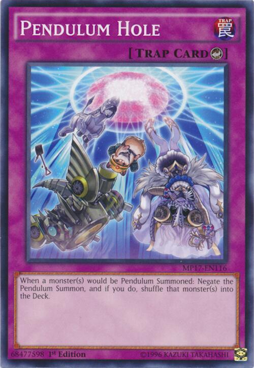 Pendulum Hole MP17-EN116 card from 2017 Mega-Tins Mega Pack