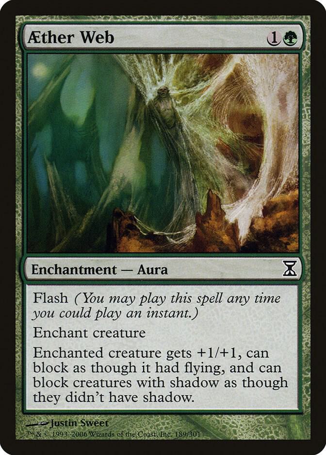 Aether Web 189 card from Time Spiral
