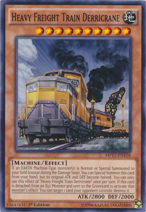 Heavy Freight Train Derricrane MP17-EN118 card from 2017 Mega-Tins Mega Pack